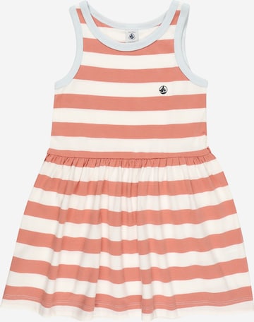 PETIT BATEAU Dress in Orange: front