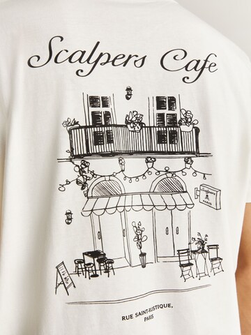 Scalpers Тениска в бяло