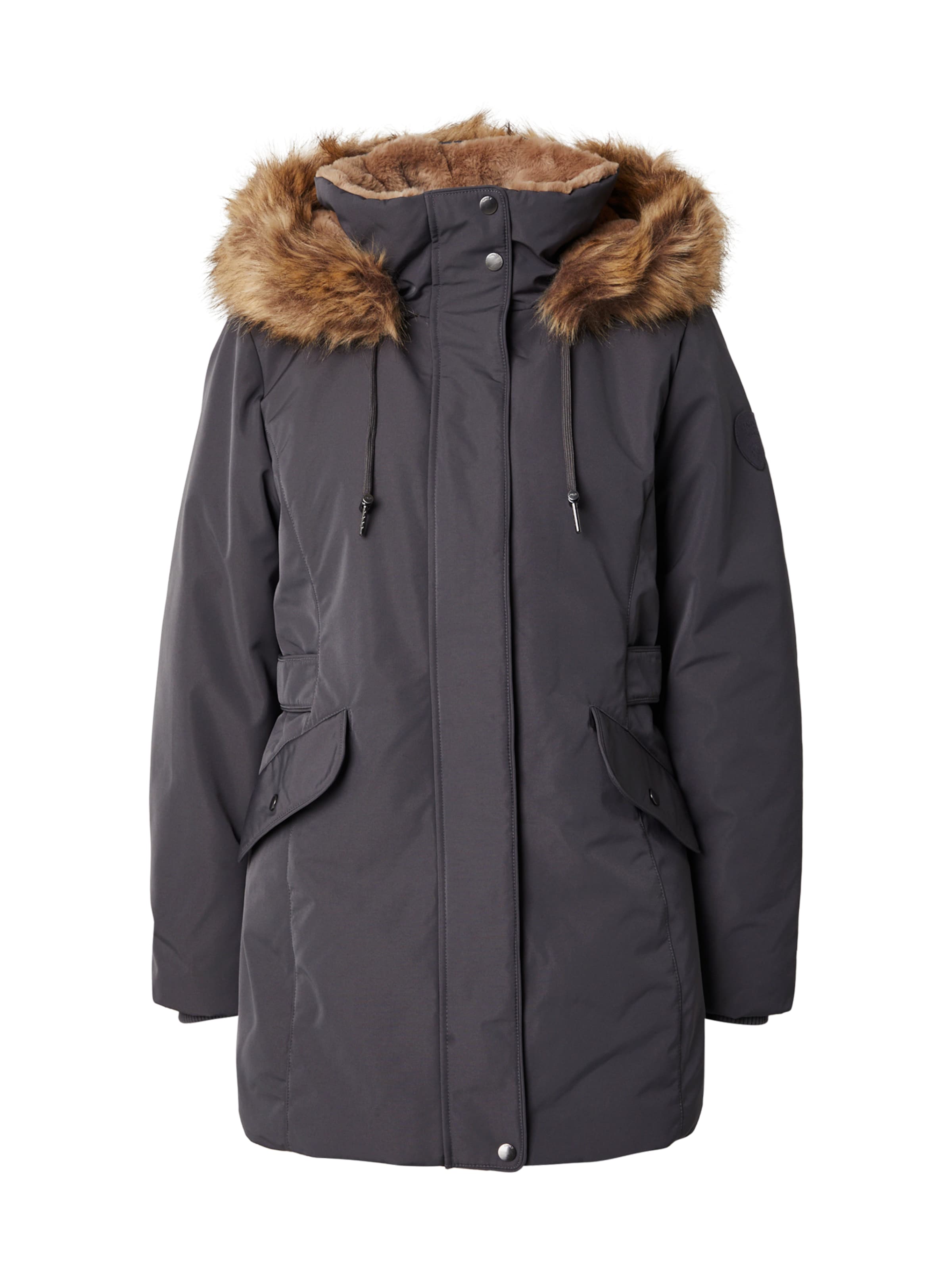 ONLY Zimski plašč | siva barva: sprednja stran