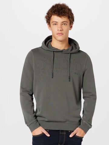 CAMP DAVID Sweatshirt in Grün: Vorderseite