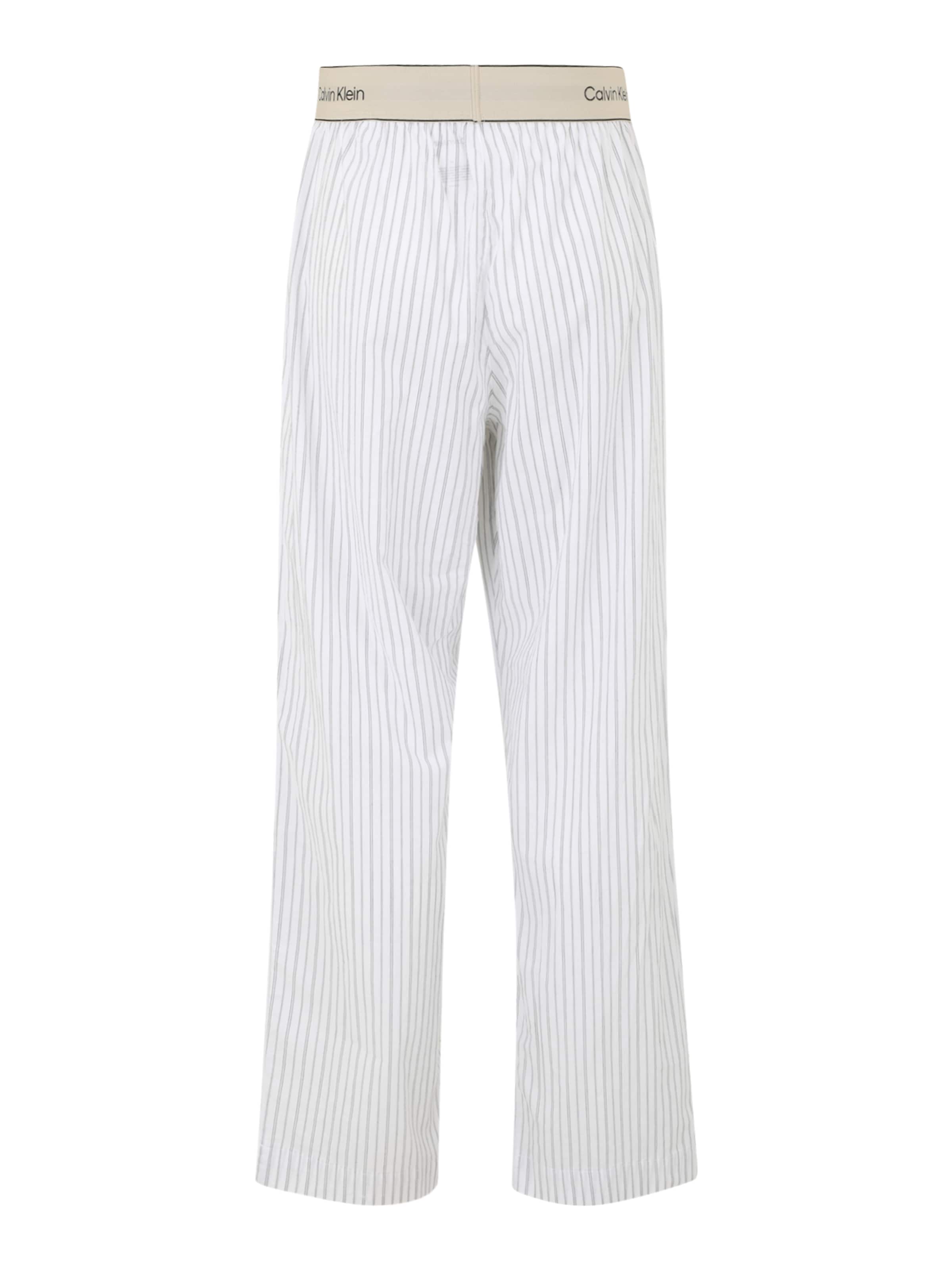 Pantalon de pyjama Calvin Klein Underwear en blanc