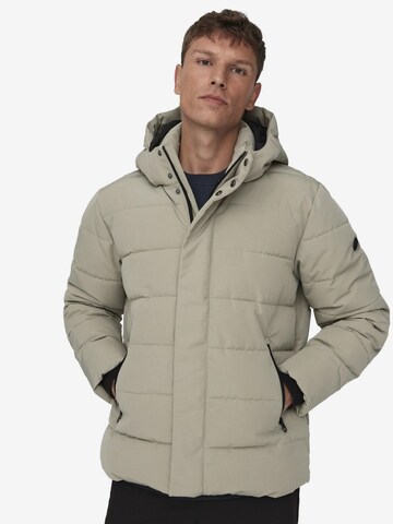 Only & Sons Übergangsjacke 'Cayson' in Beige: predná strana