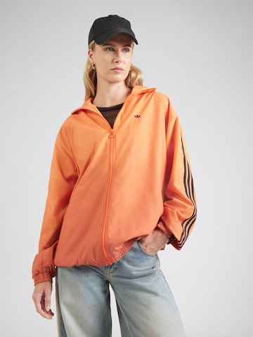 ADIDAS ORIGINALS Sweatjacke in Orange: Vorderseite