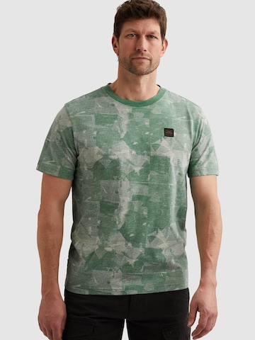 PME Legend Shirt 'T-shirt in jersey with allover print' in Groen: voorkant