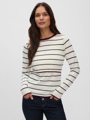 Pull-over MAMALICIOUS en blanc