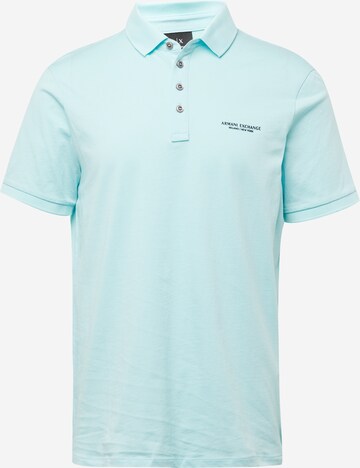 ARMANI EXCHANGE Poloshirt in Blau: predná strana