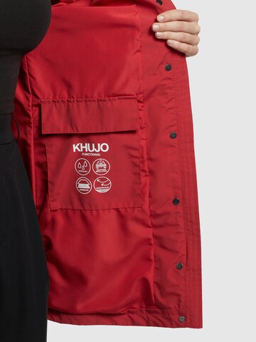 Veste mi-saison khujo en rouge