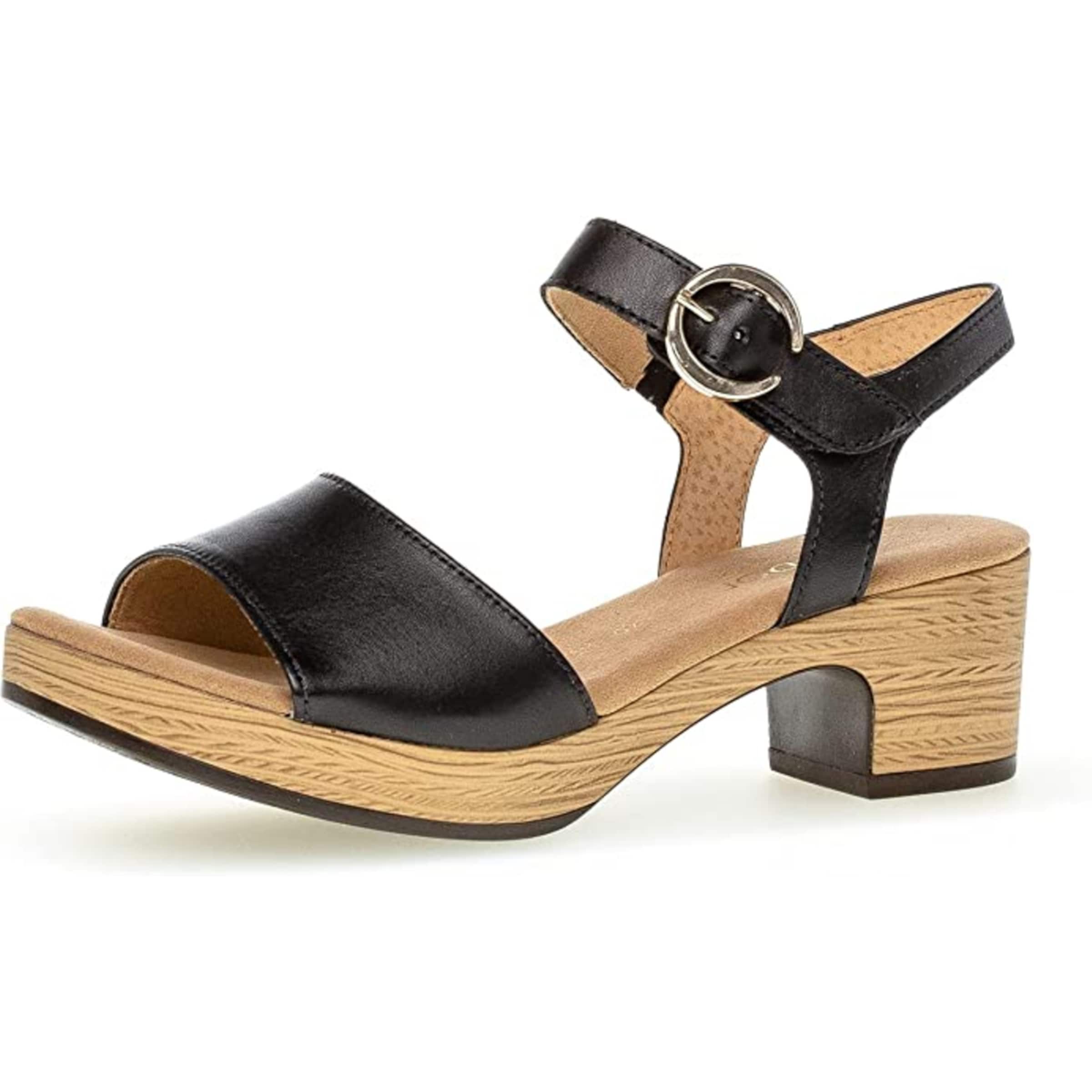 GABOR Σανδάλι σε μαύρο: μπροστά