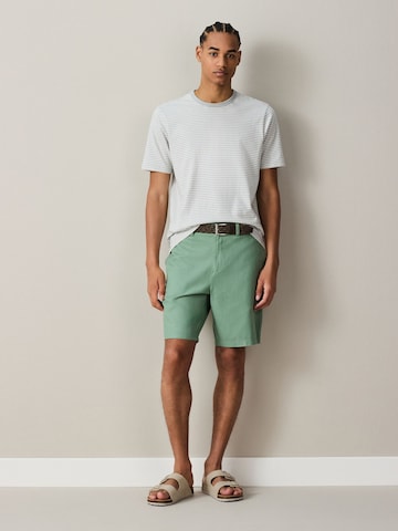 Regular Pantalon chino Next en vert : devant