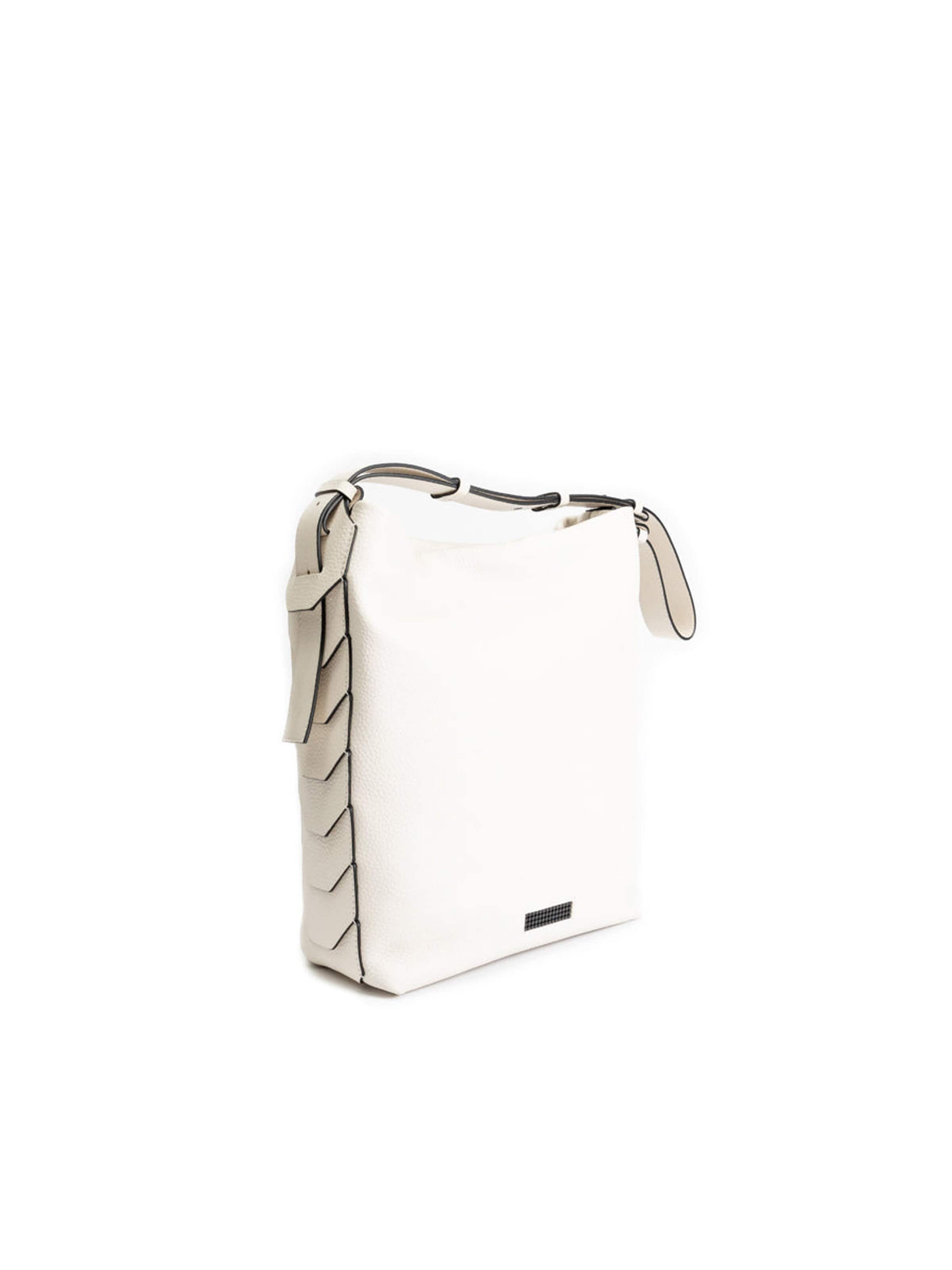 Clio Crossbody bag 'PANDION GRAINED' in White