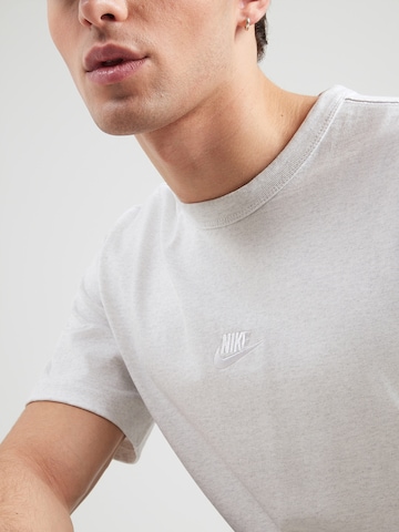 Nike Sportswear Тениска 'PREM ESS' в сиво