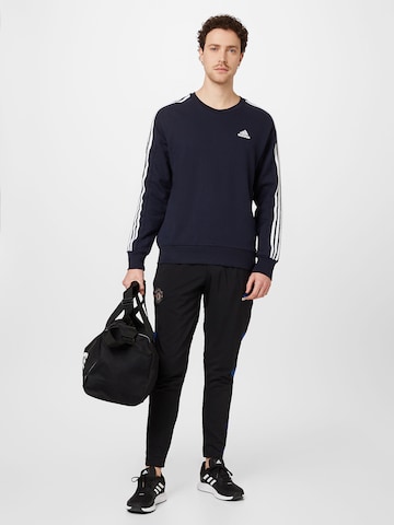 ADIDAS SPORTSWEAR Αθλητική μπλούζα φούτερ 'Essentials' σε μπλε