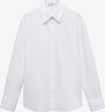 MANGO Blouse 'REGU' in White: front