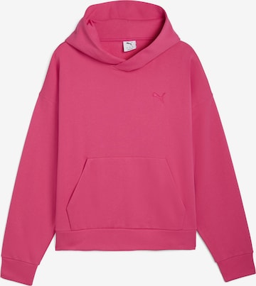 PUMA Sweatshirt 'Wardrobe Essentials' in Roze: voorkant