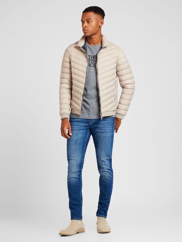 mėlyna Calvin Klein Jeans Prigludęs Džinsai