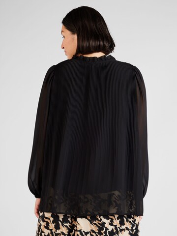 ONLY Carmakoma Bluse in Schwarz