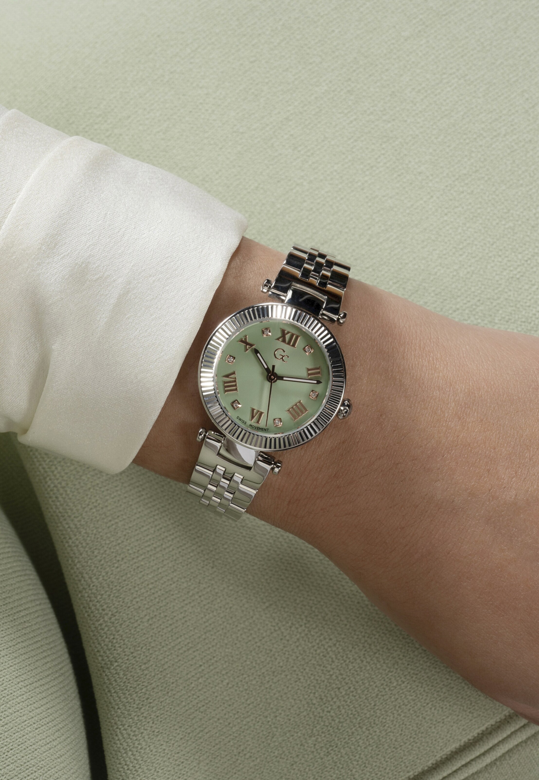 Orologio analogico 'Flair' di Gc in argento