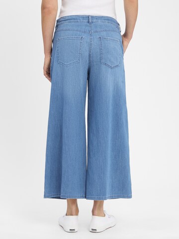 MAC Wide Leg Jeans 'Charly' in Blau