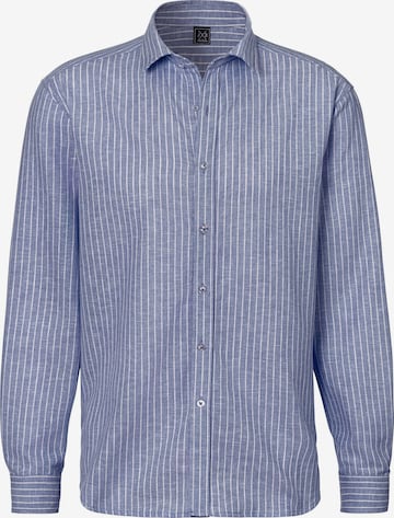 JOHN DEVIN Hemd in Blau: Vorderseite