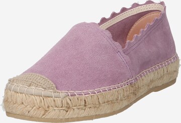 Espadrilles 'SERRAJE' MACARENA en violet : devant