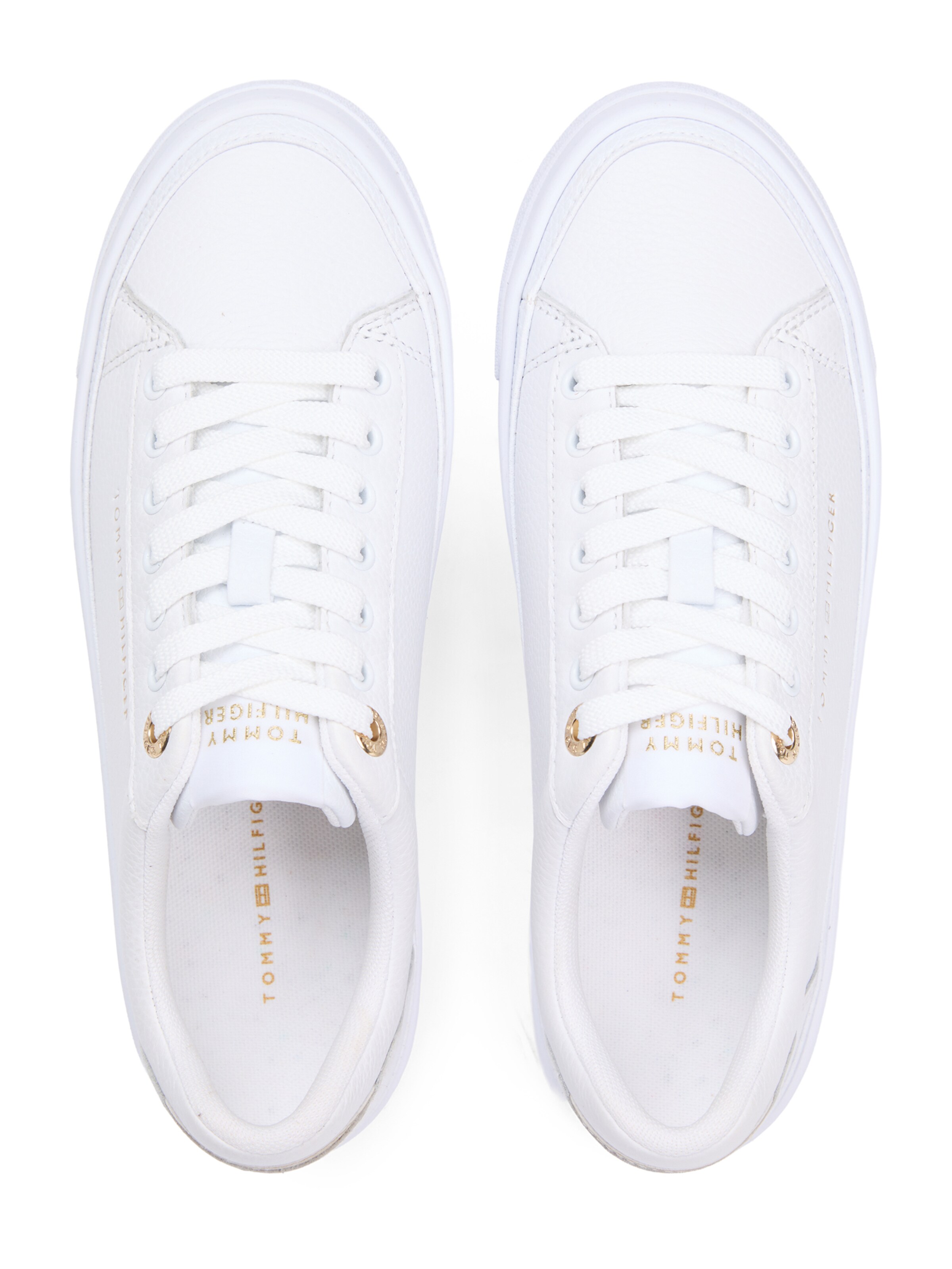 TOMMY HILFIGER Nizke superge | bela barva