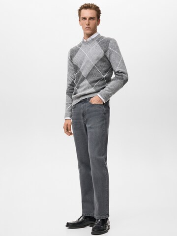 MANGO MAN Regular Jeans 'LORI' in Grey