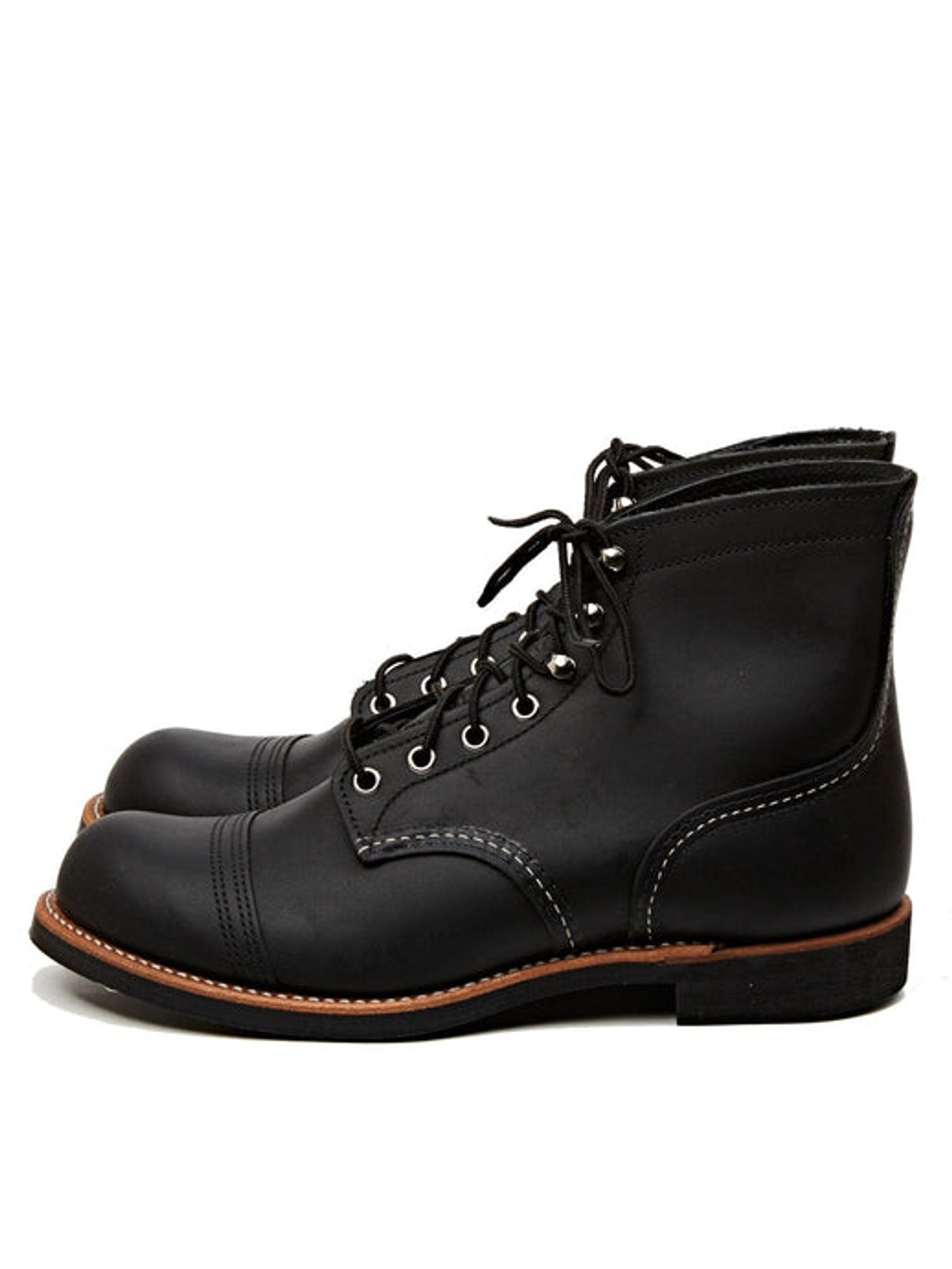 RED WING SHOES Kozaki sznurowane '8084 Iron Ranger Black' w kolorze czarny
