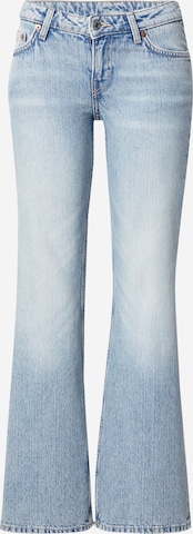 WEEKDAY Bootcut Farkut 'Nova' värissä sininen: etupuoli
