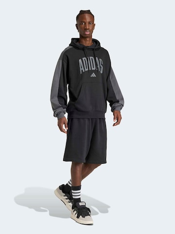 ADIDAS SPORTSWEAR Спортен суитшърт 'COLLEGIATE' в черно: отпред