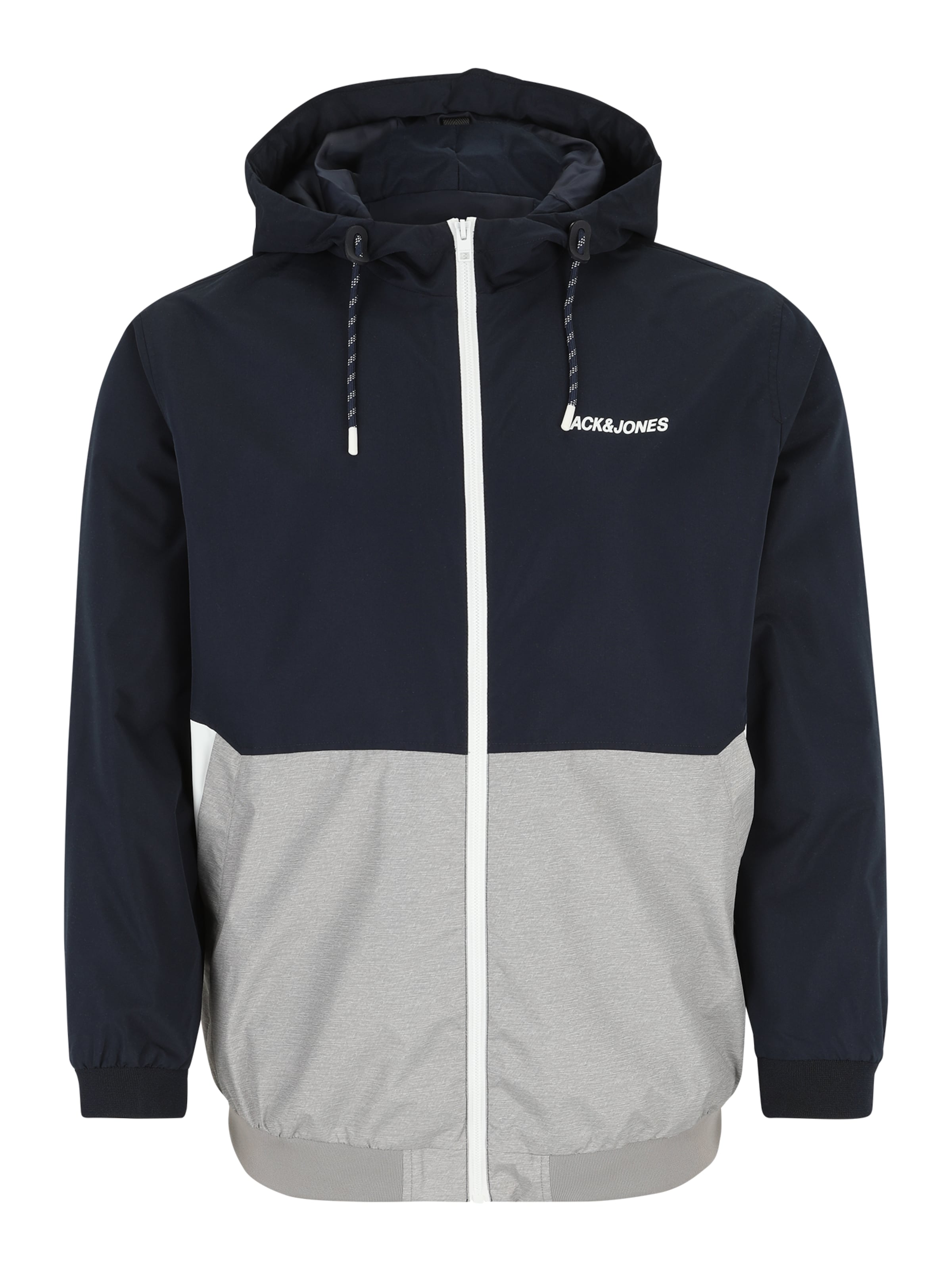Jack & Jones Plus Between-season jacket 'JJRush' in Blue: front