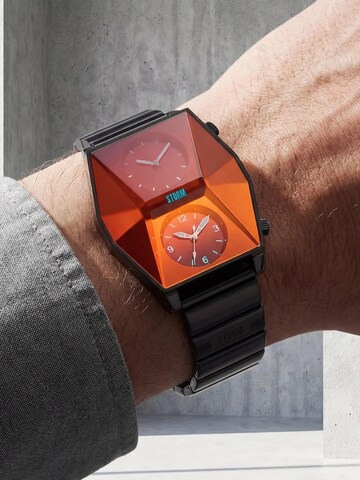 STORM Analog Watch 'Zarex' in Black: front