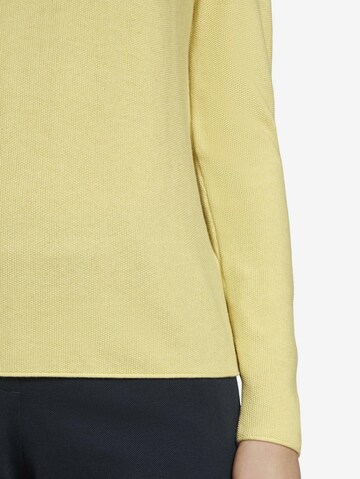 TOM TAILOR Sweater in Yellow