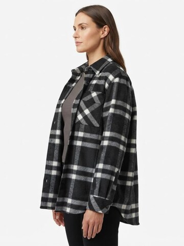 Chemisier 'Comfy Heavyweight Flannel Shirt' Radwa en noir