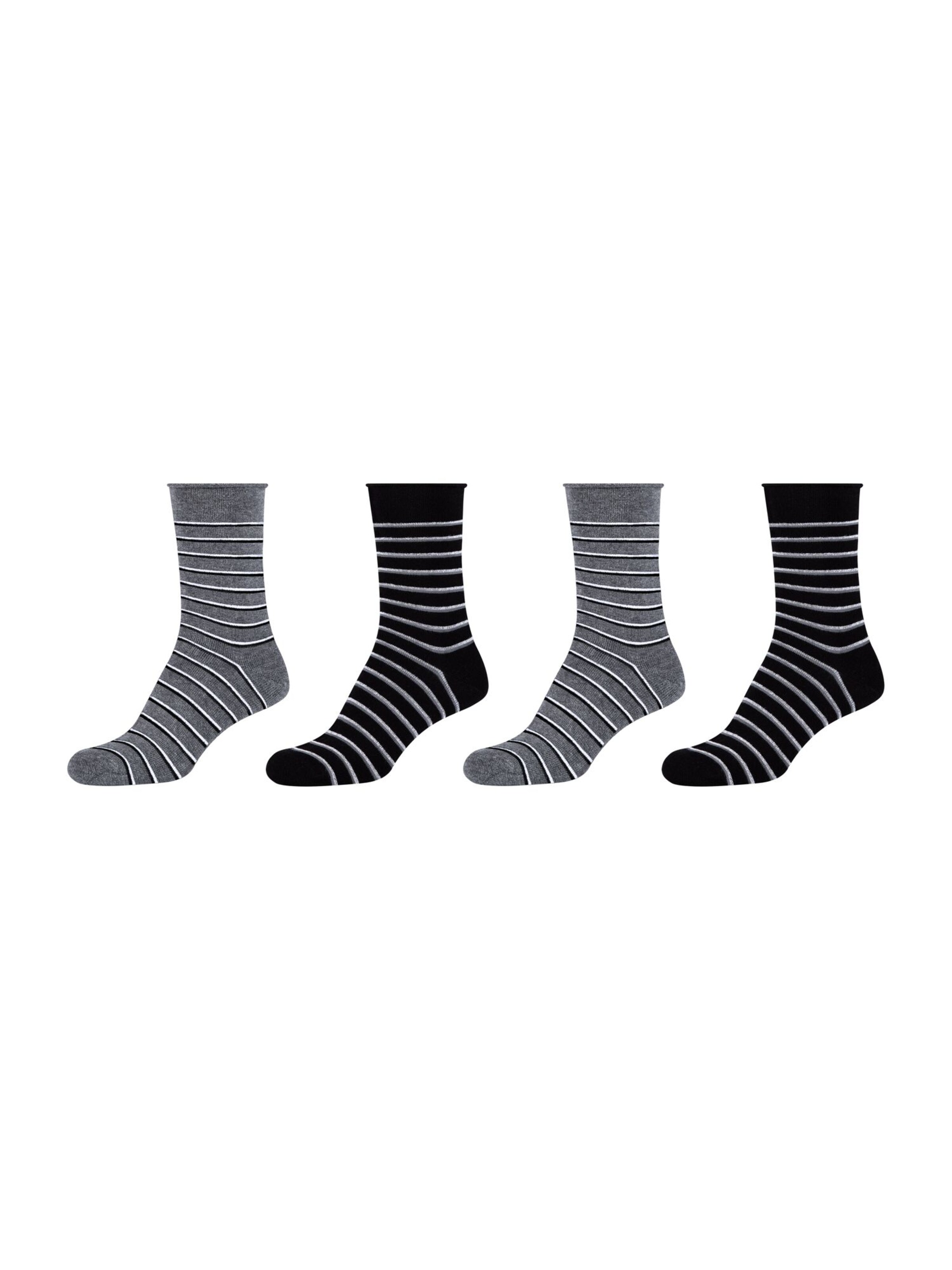 camano Socken in Grau: Vorderseite