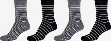 camano Socks in Grey: front