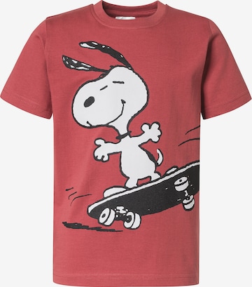Snoopy & Die Peanuts Shirt in Brown: front