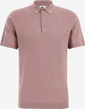 WE Fashion Poloshirt in Lila: predná strana