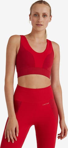FALKE Sport-BH 'Seamless Shape' in Rot: Vorderseite