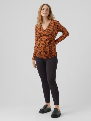 MAMALICIOUS Shirt 'Filipa' in Oranje