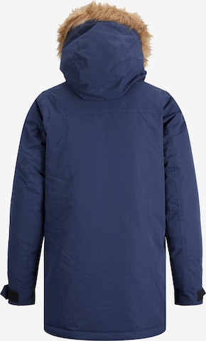 Jack & Jones Junior Winter jacket 'Winner' in Blue