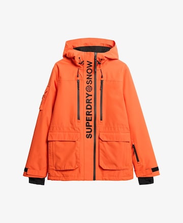 Superdry Outdoorjas in Oranje: voorkant