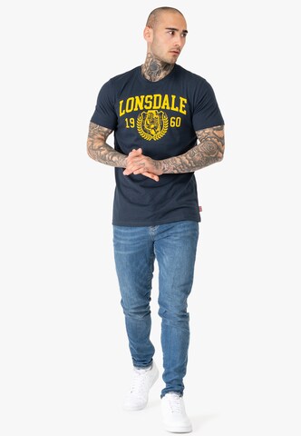 LONSDALE Tričko 'Staxigoe' - Modrá