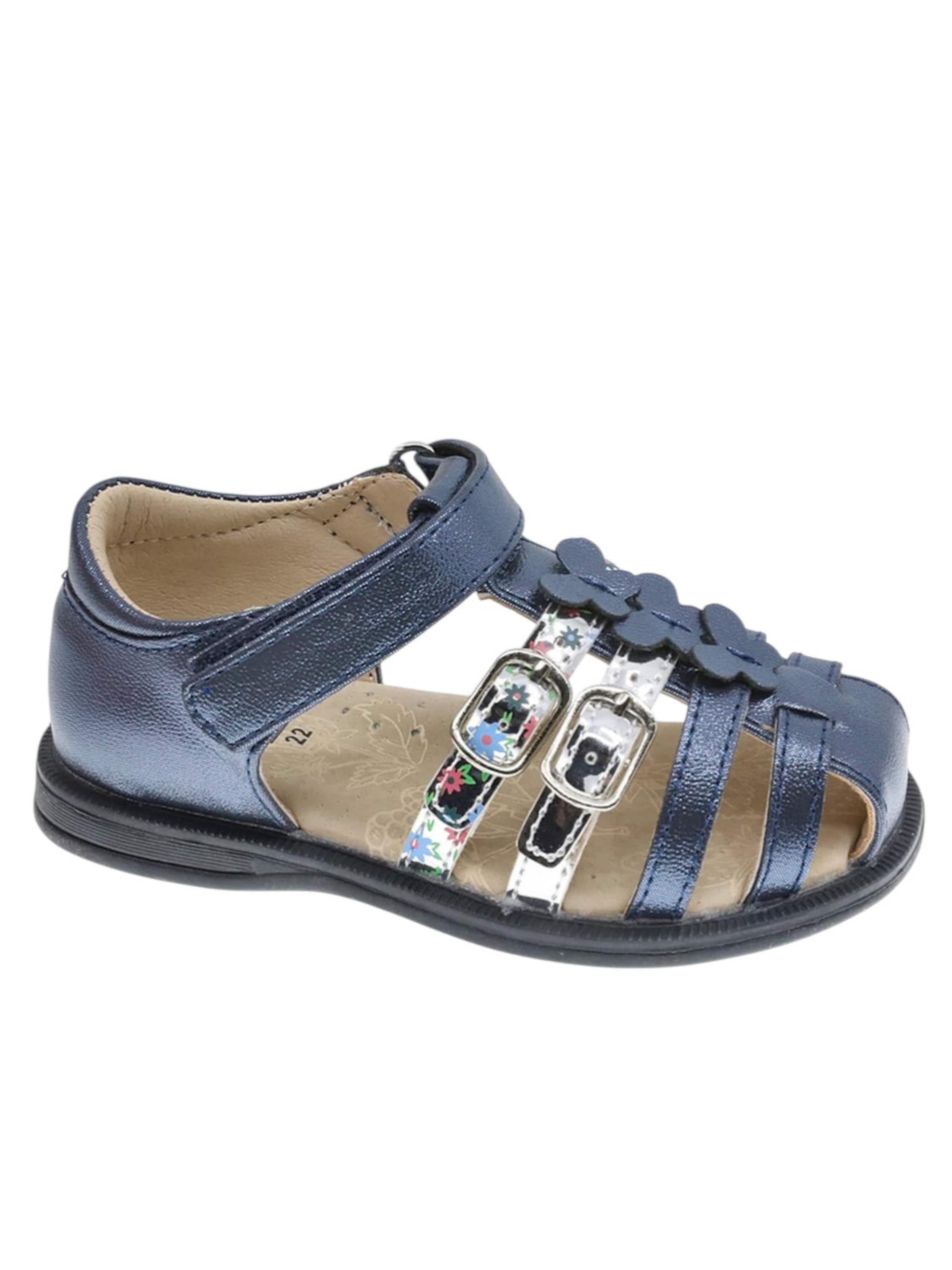 Beppi - Zapatos abiertos en azul: frente