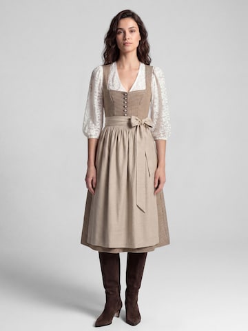 SPIETH & WENSKY Dirndl 'Kordia' in Brown: front