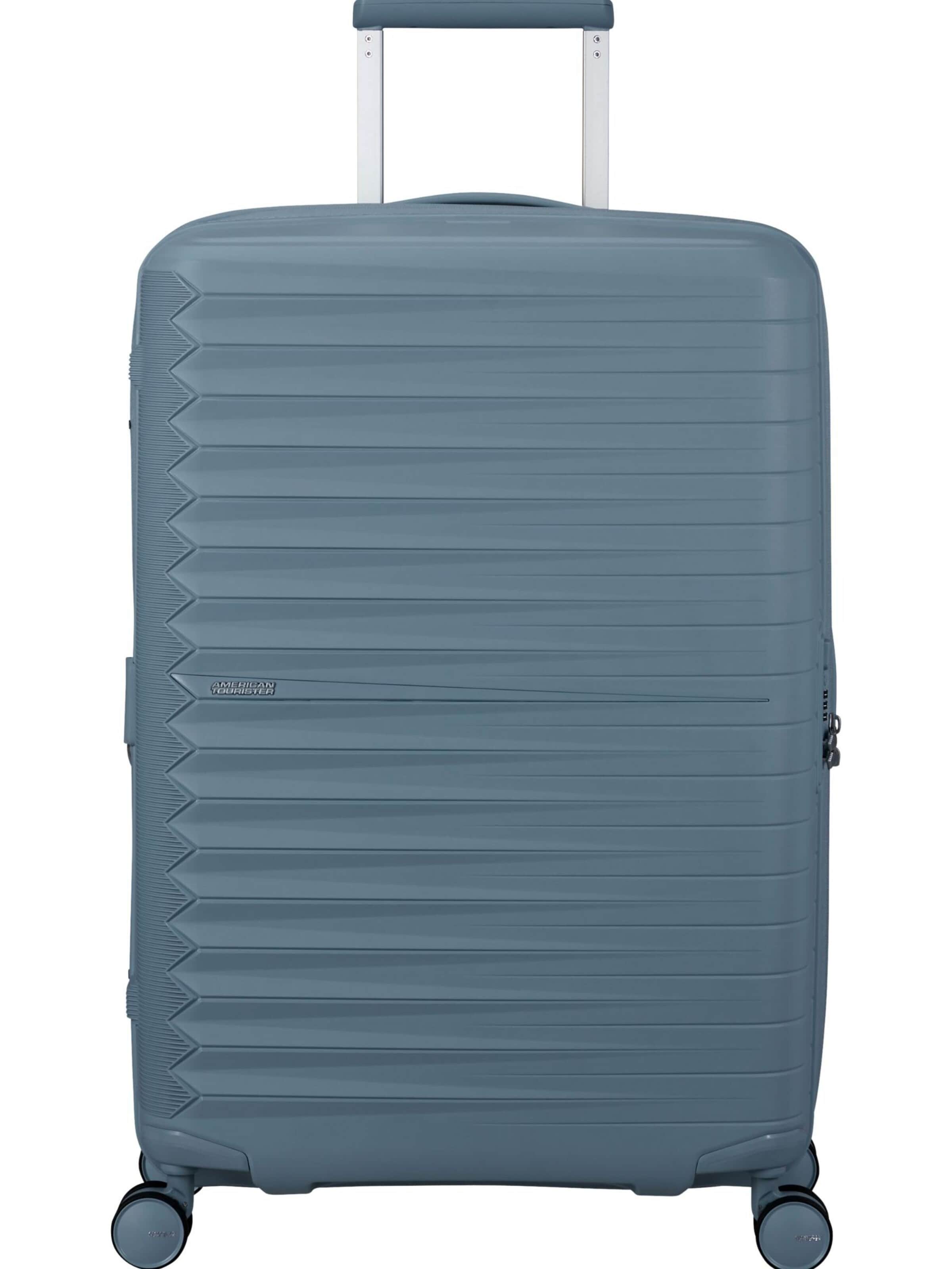 American Tourister Trolley in Blauw: voorkant