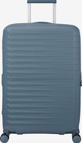 American Tourister Trolley in Blauw: voorkant