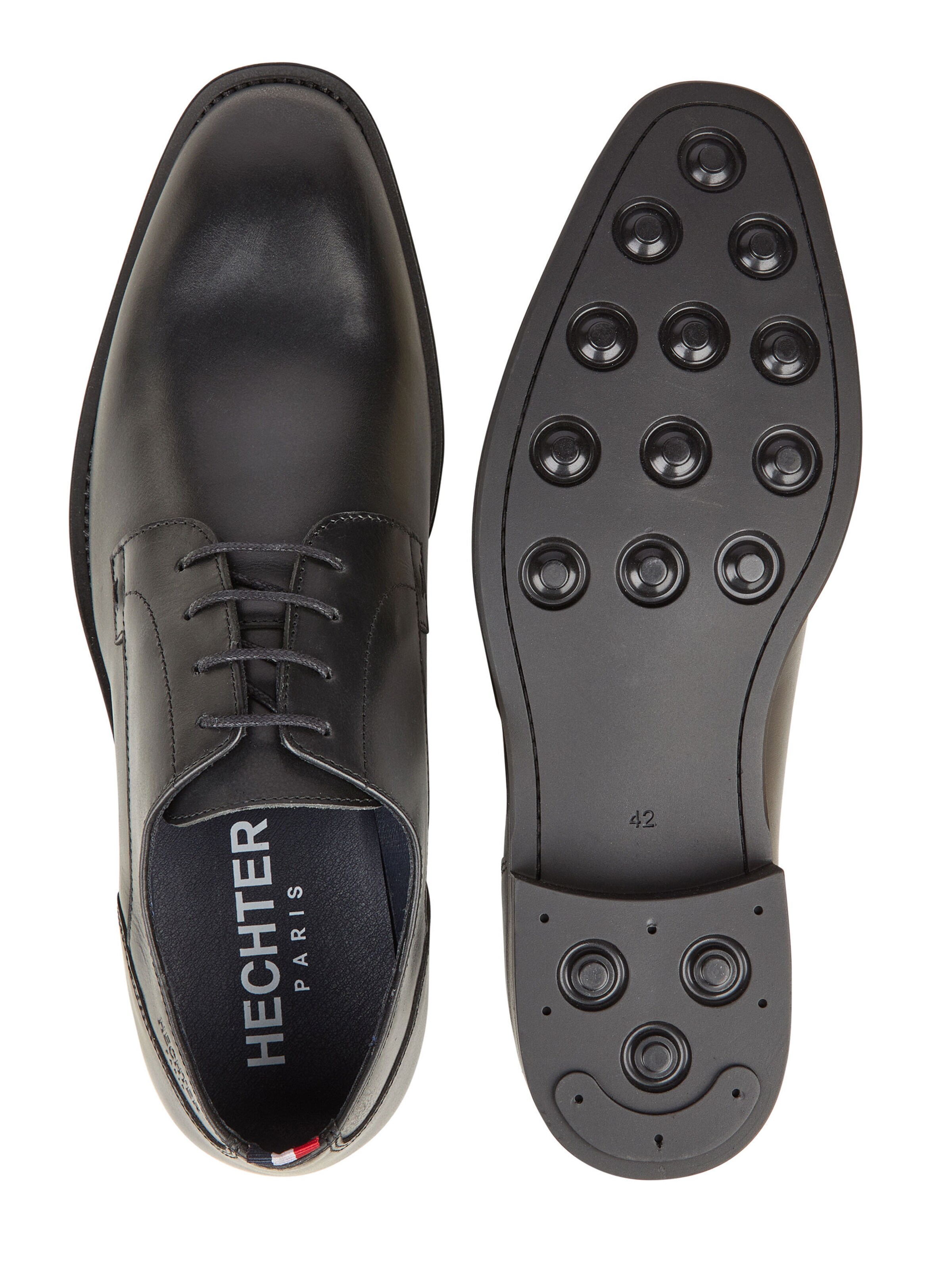 Chaussure à lacets HECHTER PARIS en noir