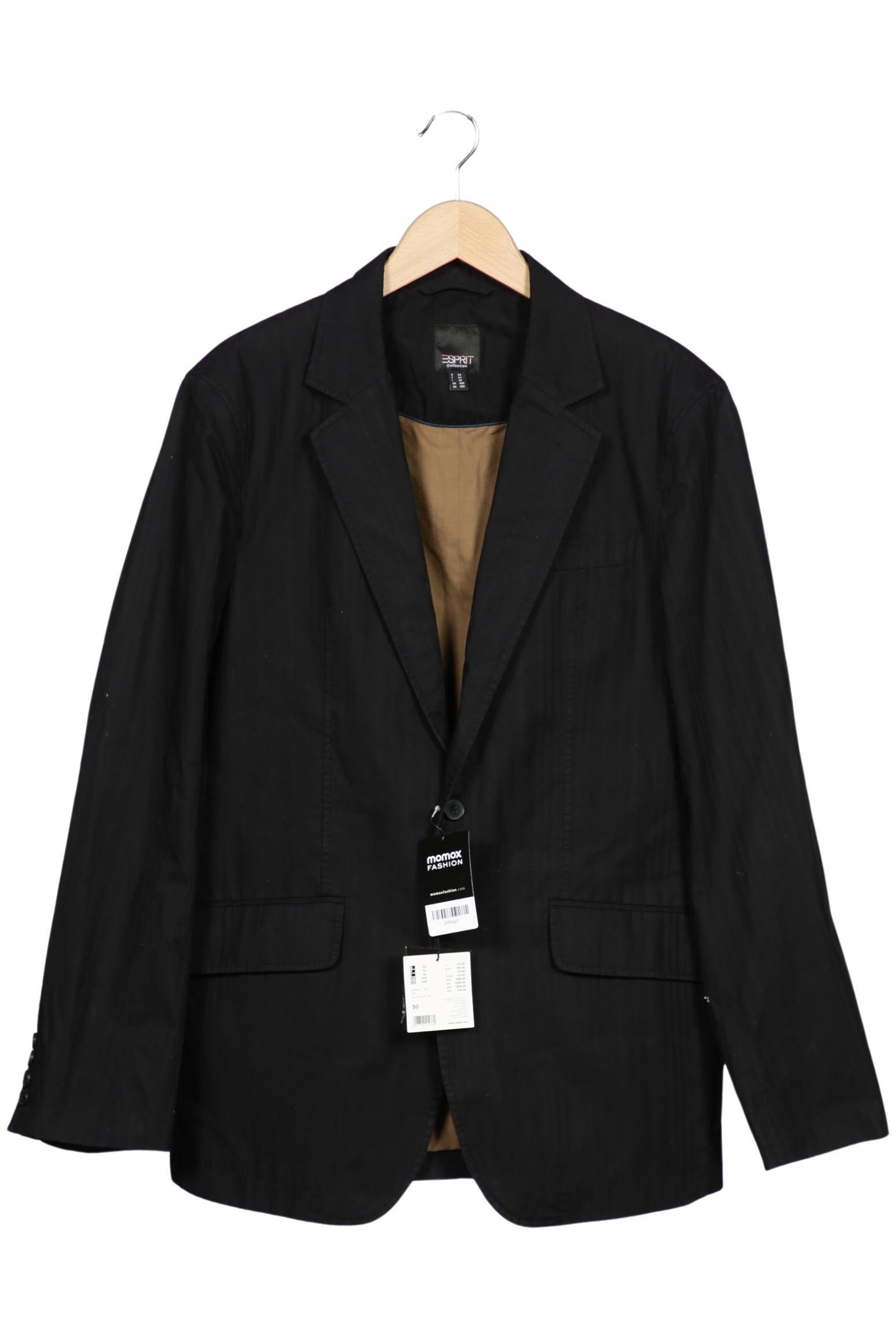 ESPRIT Suit Jacket in M-L in Black: front