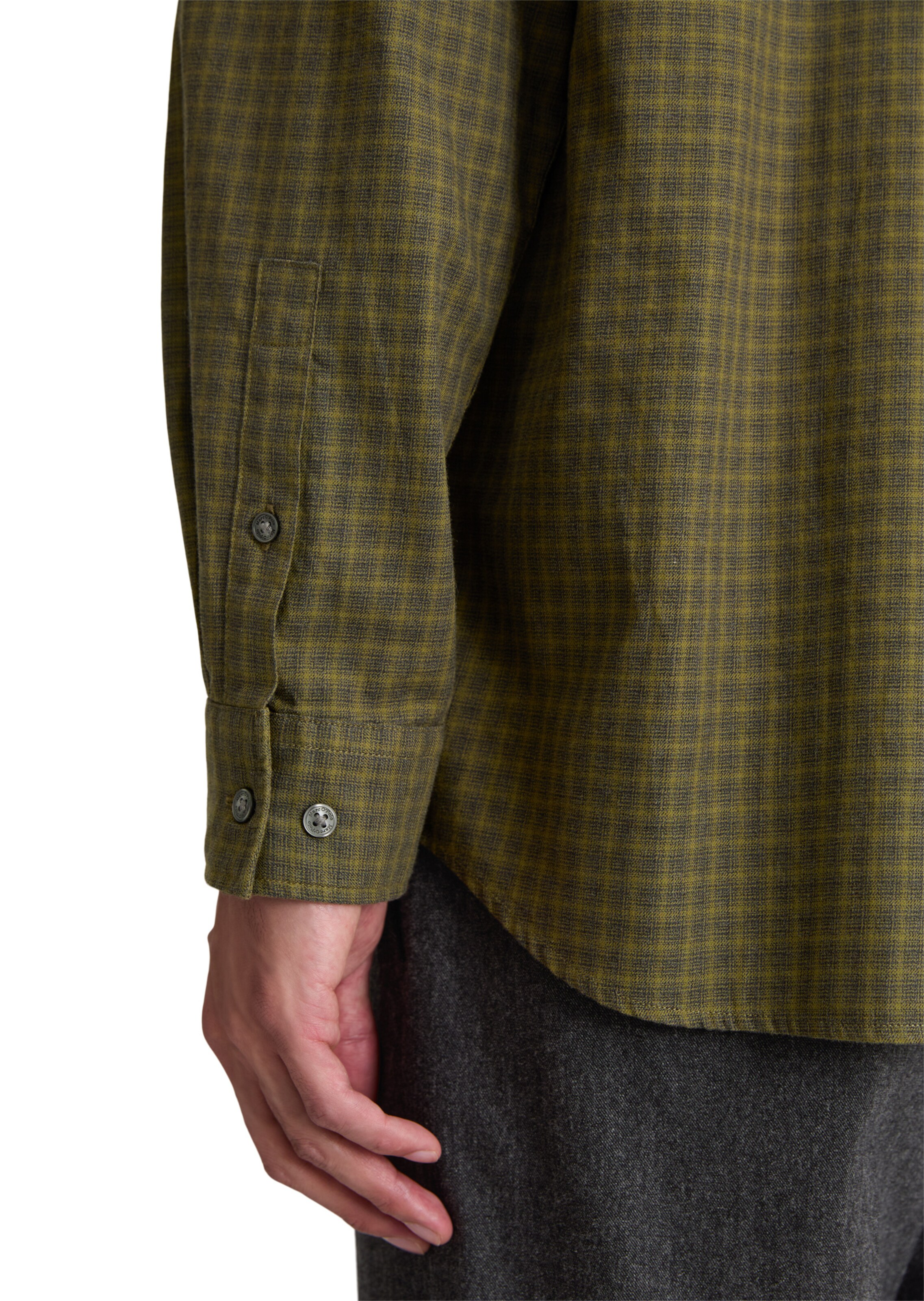 Marc O'Polo Regular fit Button Up Shirt in Green