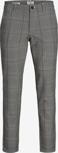JACK & JONES Chino hlače 'Marco Stuart' | svetlo bež / siva / bela barva, Prikaz izdelka